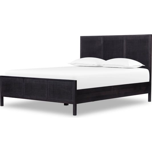 Sydney Bed by Four Hands. Made from cane, solid mango in a modern style.