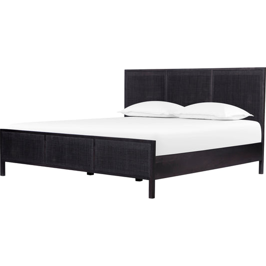 Sydney Bed by Four Hands. Made from cane, solid mango in a modern style.