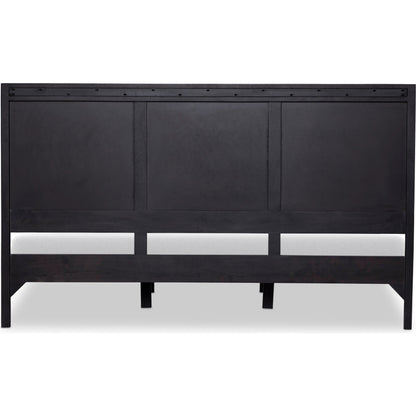 Sydney Bed by Four Hands. Made from cane, solid mango in a modern style.