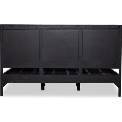 Sydney Bed by Four Hands. Made from cane, solid mango in a modern style.