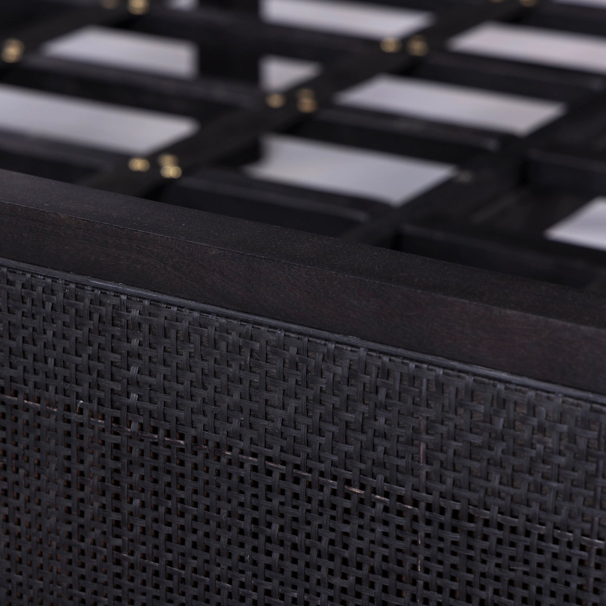 Sydney Bed by Four Hands. Made from cane, solid mango in a modern style.