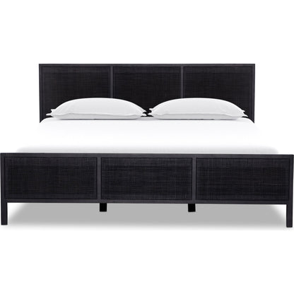 Sydney Bed by Four Hands. Made from cane, solid mango in a modern style.