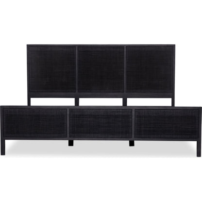 Sydney Bed by Four Hands. Made from cane, solid mango in a modern style.