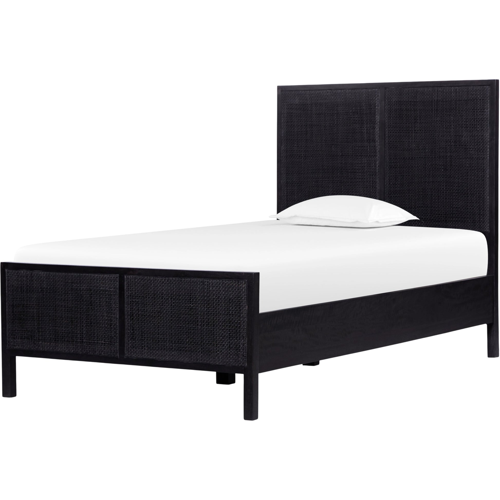 Sydney Bed by Four Hands. Made from cane, solid mango in a modern style.