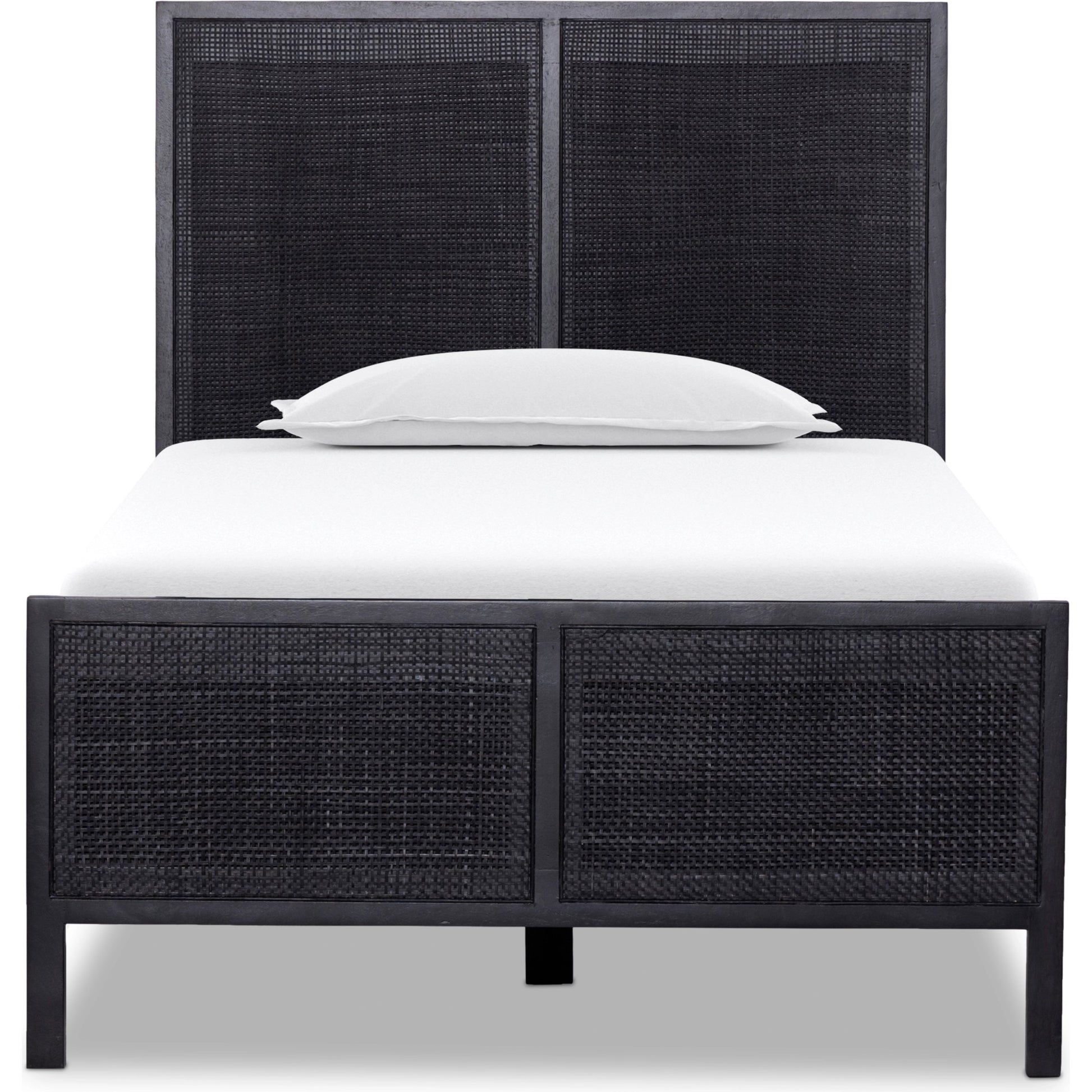 Sydney Bed by Four Hands. Made from cane, solid mango in a modern style.