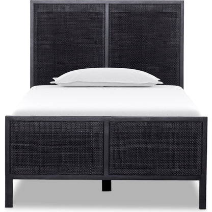 Sydney Bed by Four Hands. Made from cane, solid mango in a modern style.