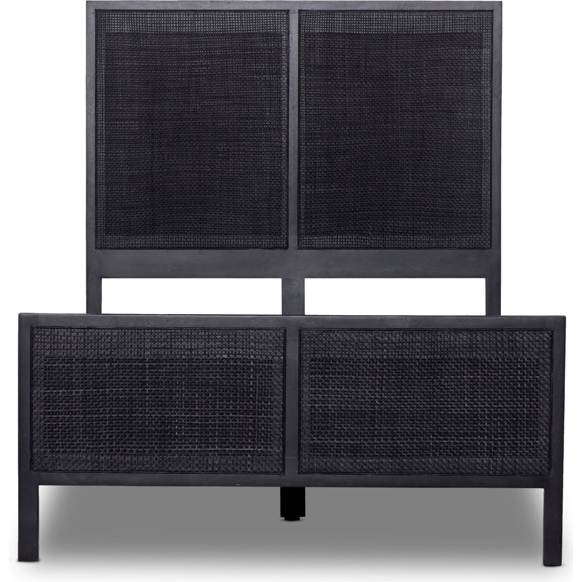 Sydney Bed by Four Hands. Made from cane, solid mango in a modern style.