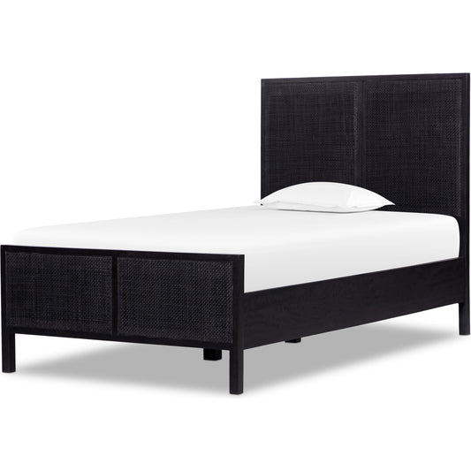 Sydney Bed by Four Hands. Made from cane, solid mango in a modern style.