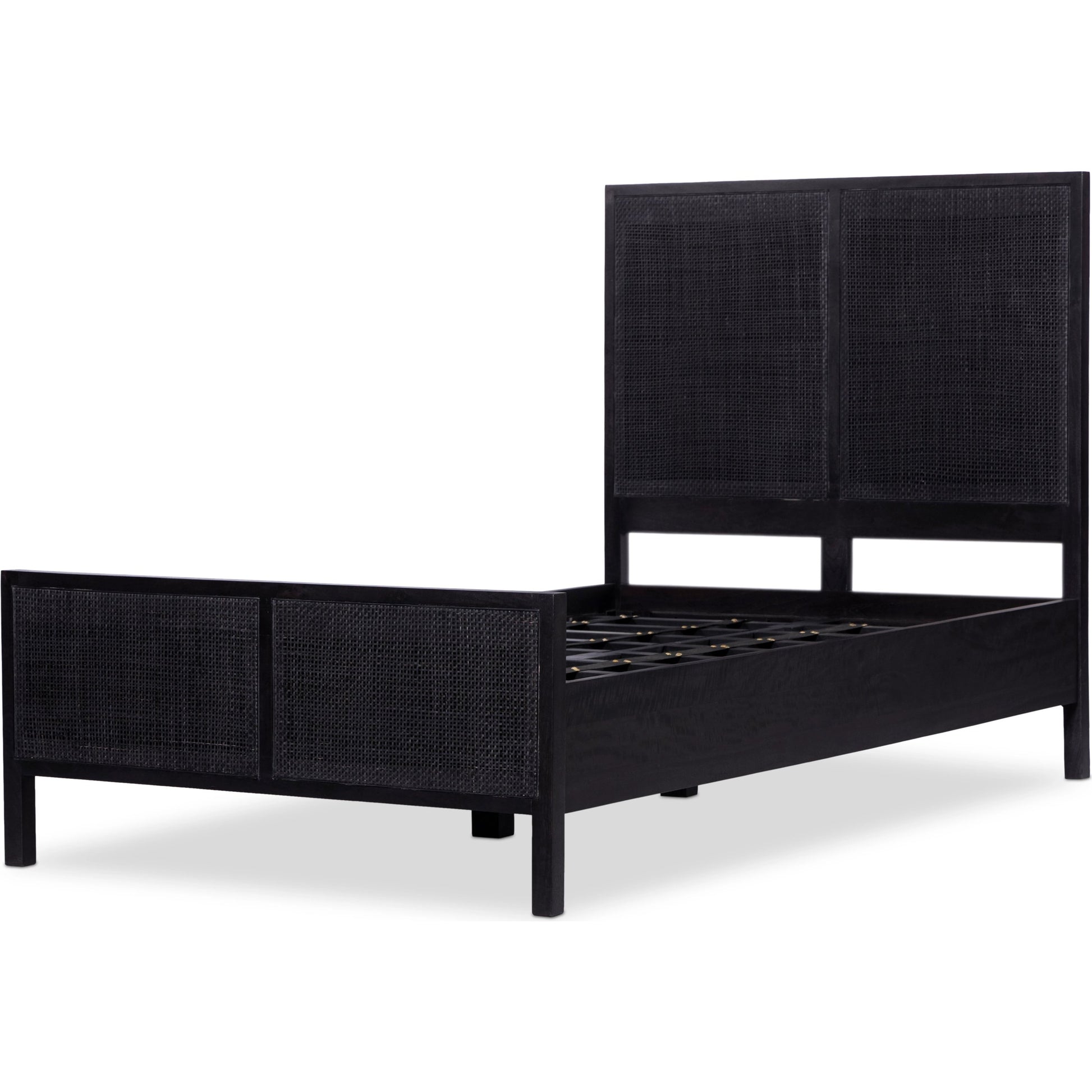 Sydney Bed by Four Hands. Made from cane, solid mango in a modern style.