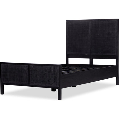 Sydney Bed by Four Hands. Made from cane, solid mango in a modern style.