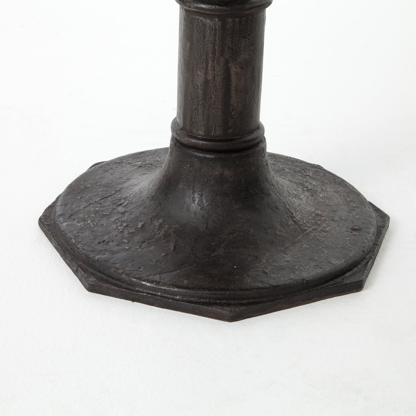 004 SI-1901264 | Additional Silo | Lucy Bistro Table by Four Hands in carbon wash, white marble. Made from solid marble, iron, engineered hardwood in a traditional style.