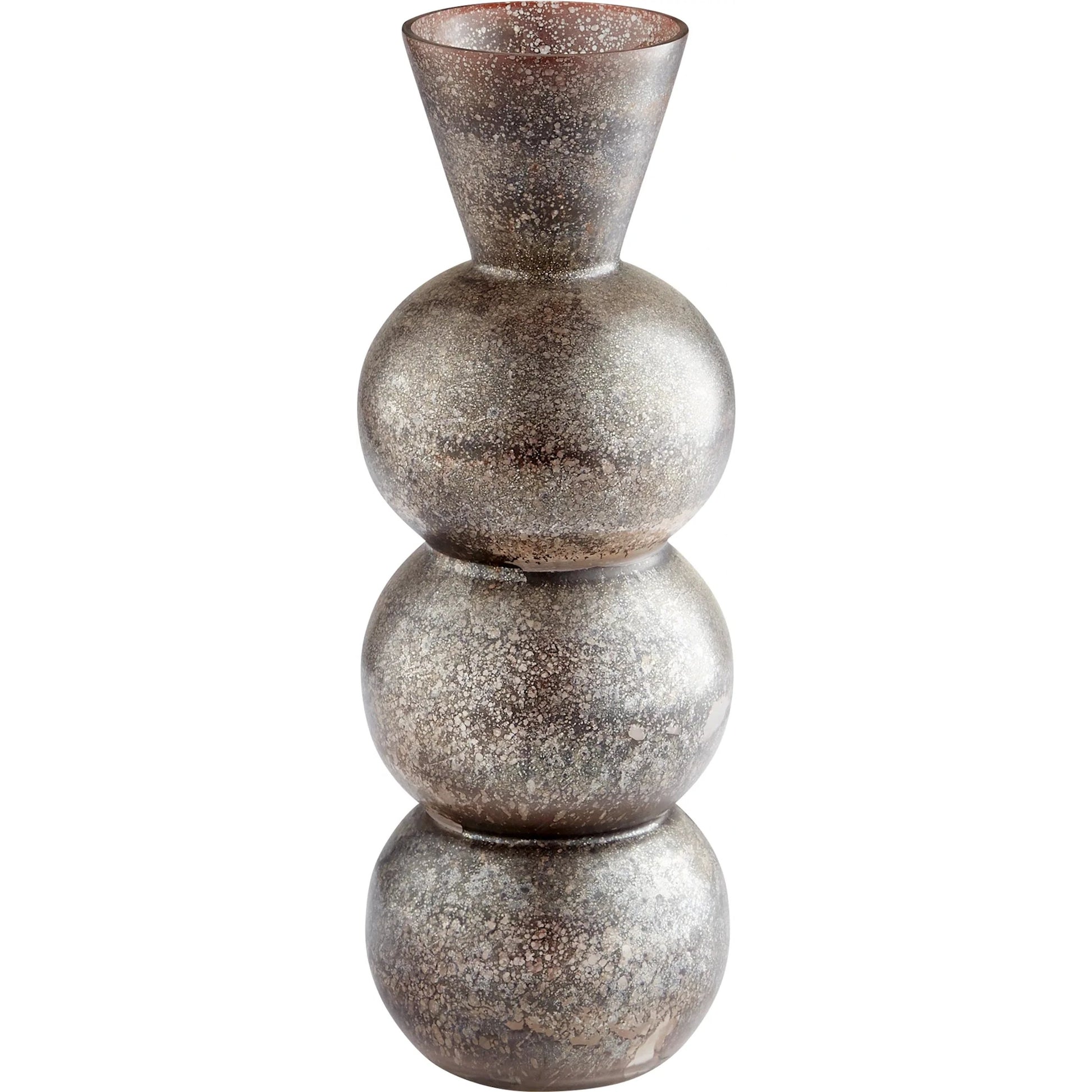 Ravine Vase by Cyan Design in zinc. Made from glass in a rustic style.