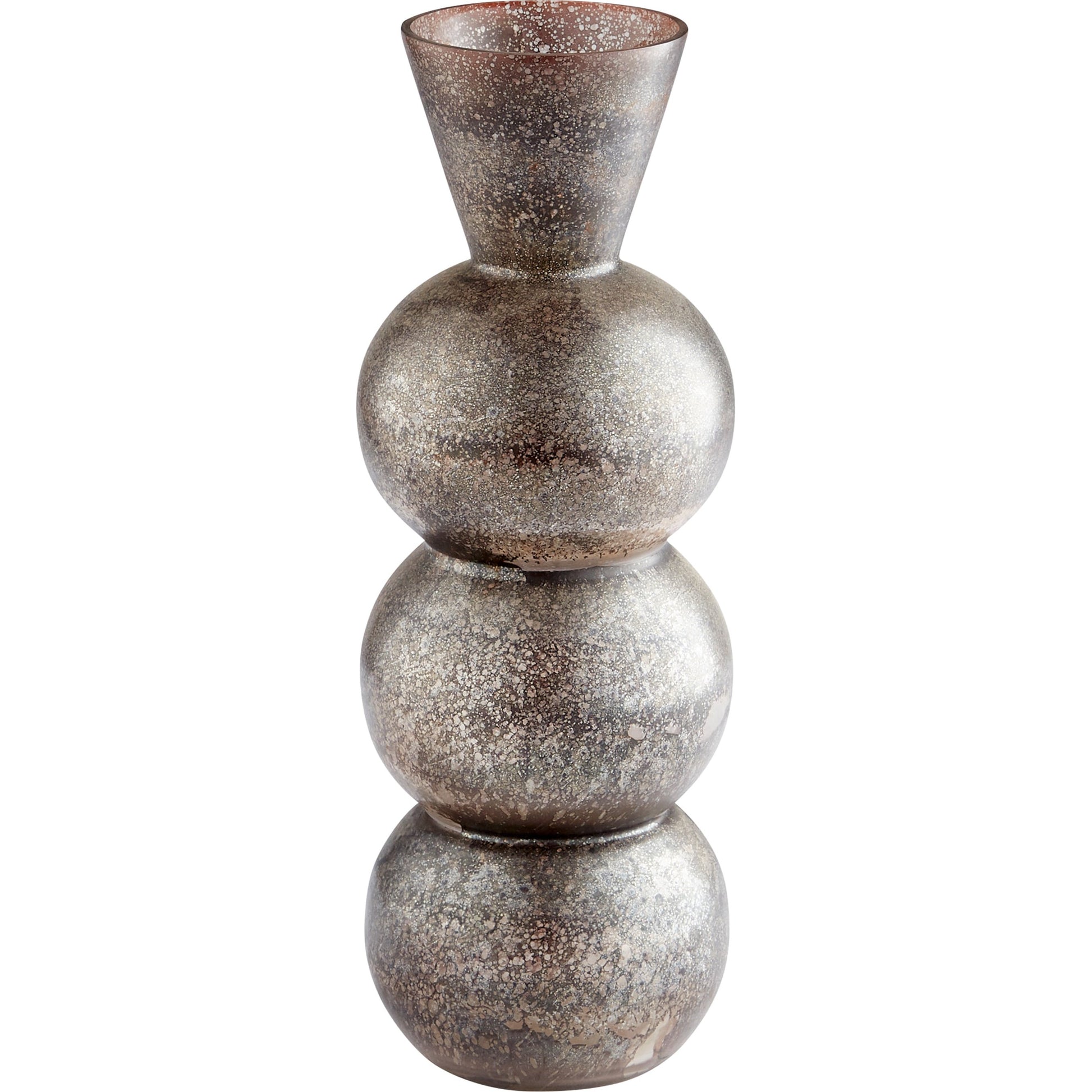 Ravine Vase by Cyan Design in zinc. Made from glass in a rustic style.