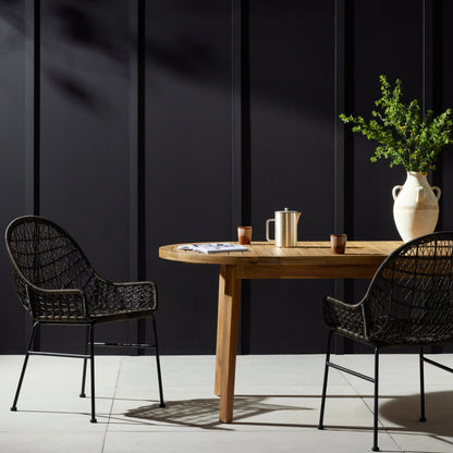 Bandera Outdoor Woven Dining Chair by Four Hands. Made from unique in a eclectic & global style.