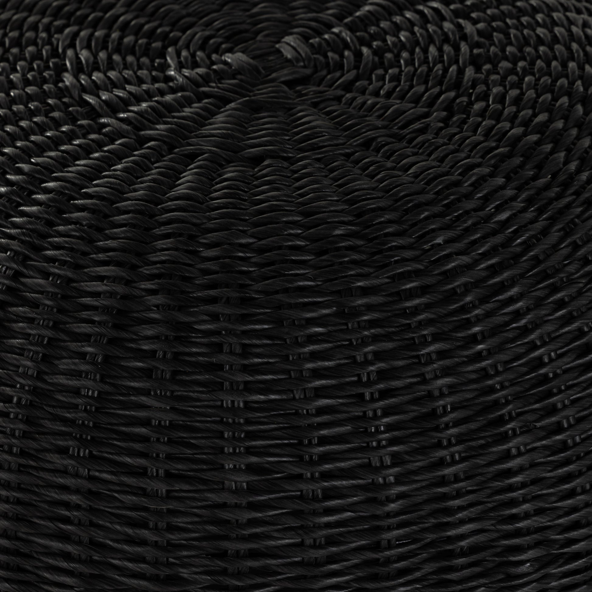 Phoenix Outdoor Accent Stool by Four Hands in vintage white. Made from 100% polyethylene, aluminum in a coastal style.