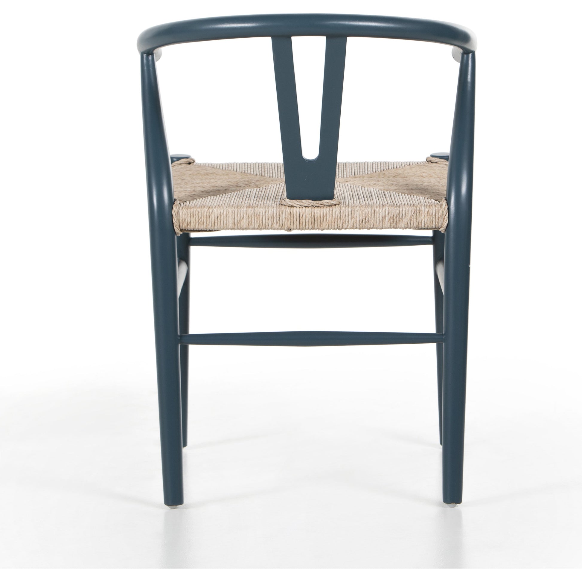 Muestra Dining Chair by Four Hands. Made from solid teak, 100% polyethylene in a coastal style.