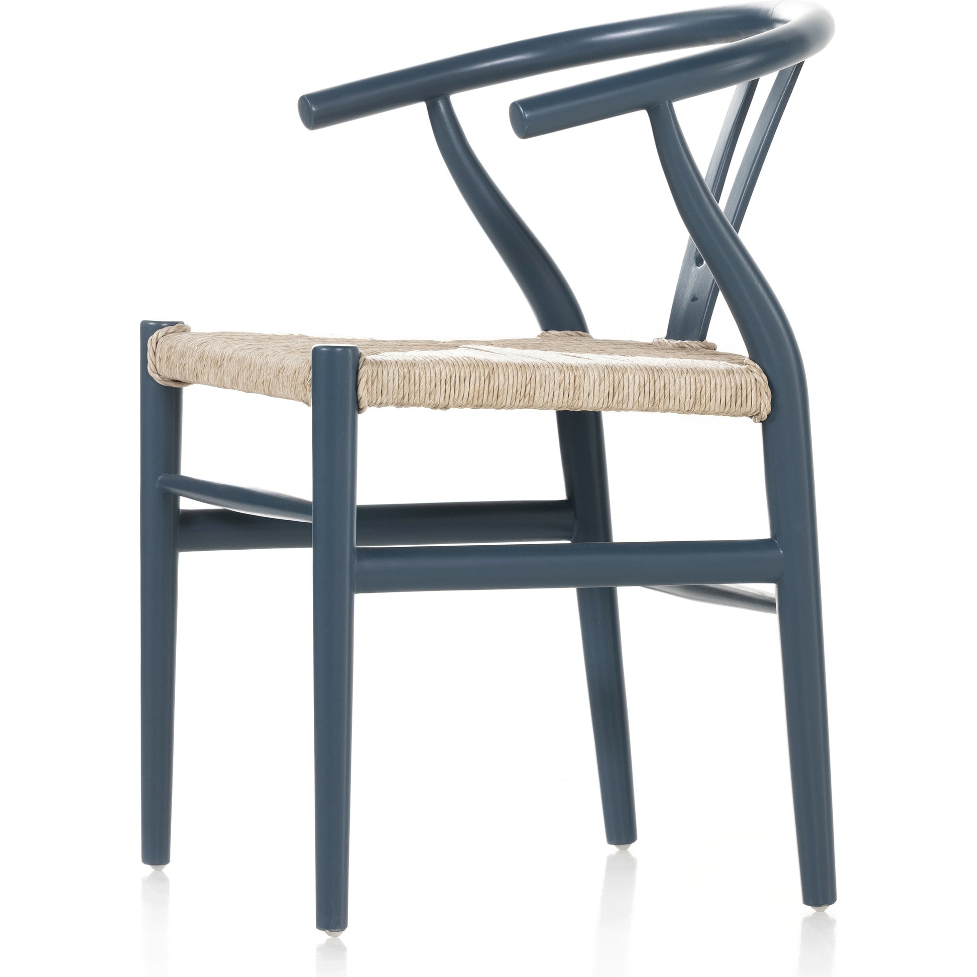 Muestra Dining Chair by Four Hands. Made from solid teak, 100% polyethylene in a coastal style.