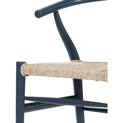 Muestra Dining Chair by Four Hands. Made from solid teak, 100% polyethylene in a coastal style.