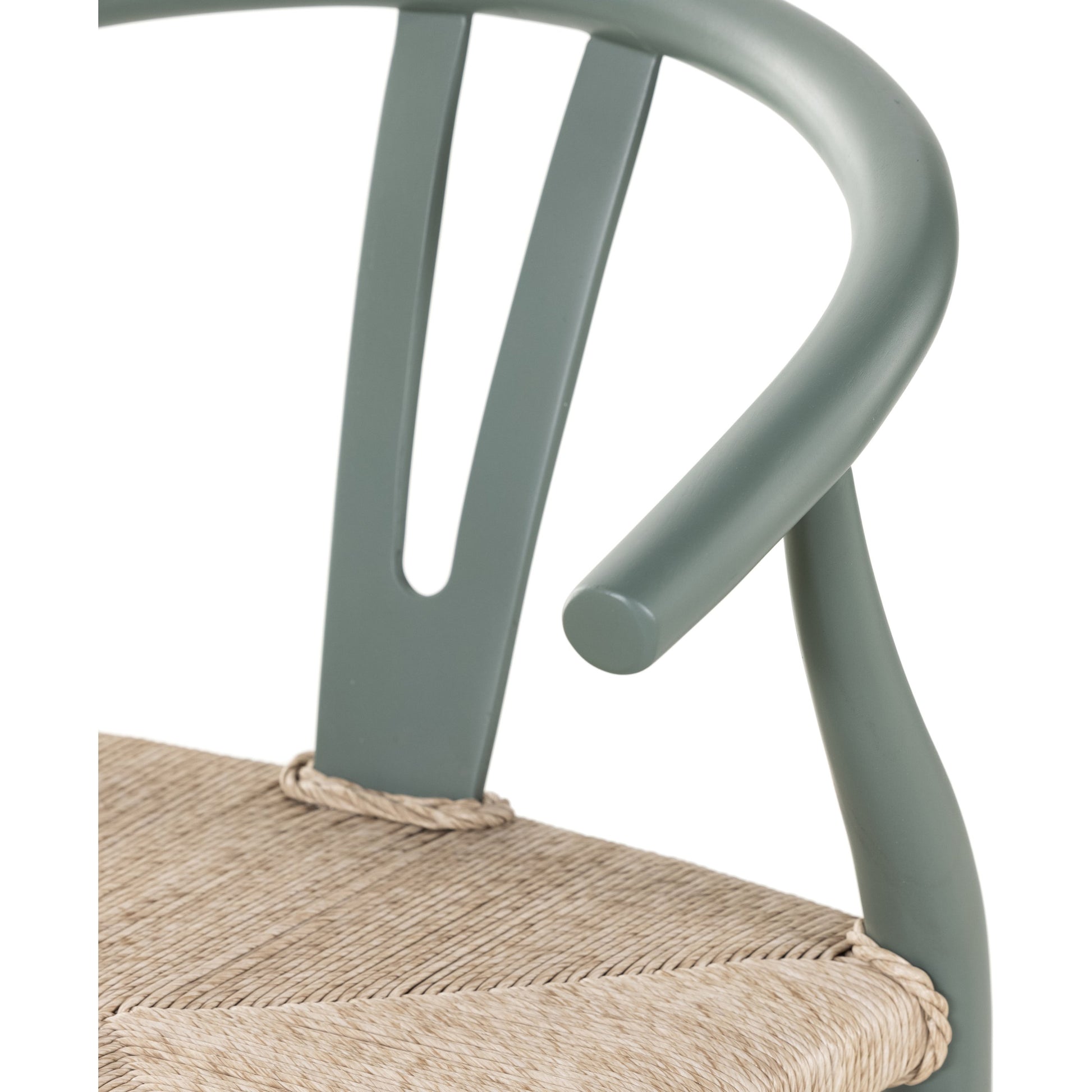 Muestra Dining Chair by Four Hands. Made from solid teak, 100% polyethylene in a coastal style.