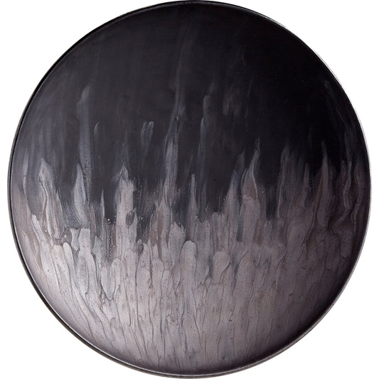 Dual Tone Plate by Cyan Design in matte, black pearl. Made from iron in a modern style.