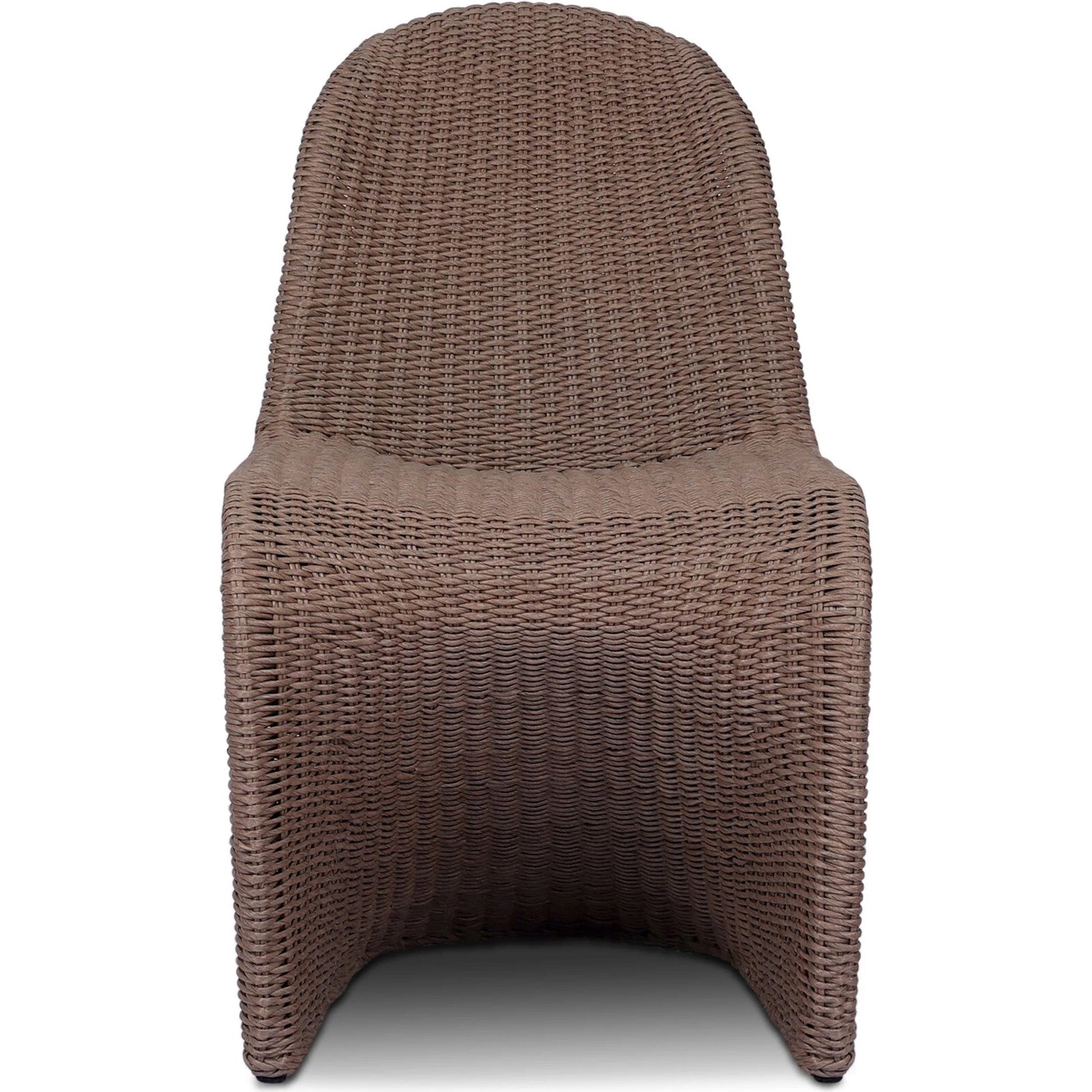 Portia Outdoor Dining Chair by Four Hands. Made from 100% polyethylene, iron in a modern style.