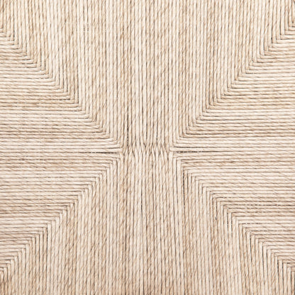 Muestra Counter Stool by Four Hands in vintage white, black teak. Made from solid teak, 100% polyethylene in a coastal style.