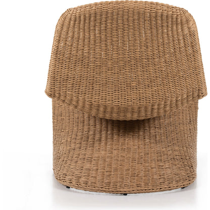 Portia Outdoor Occasional Chair by Four Hands. Made from 100% polyethylene, iron in a coastal style.