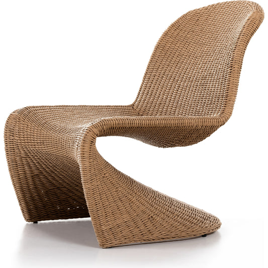 Portia Outdoor Occasional Chair by Four Hands. Made from 100% polyethylene, iron in a coastal style.