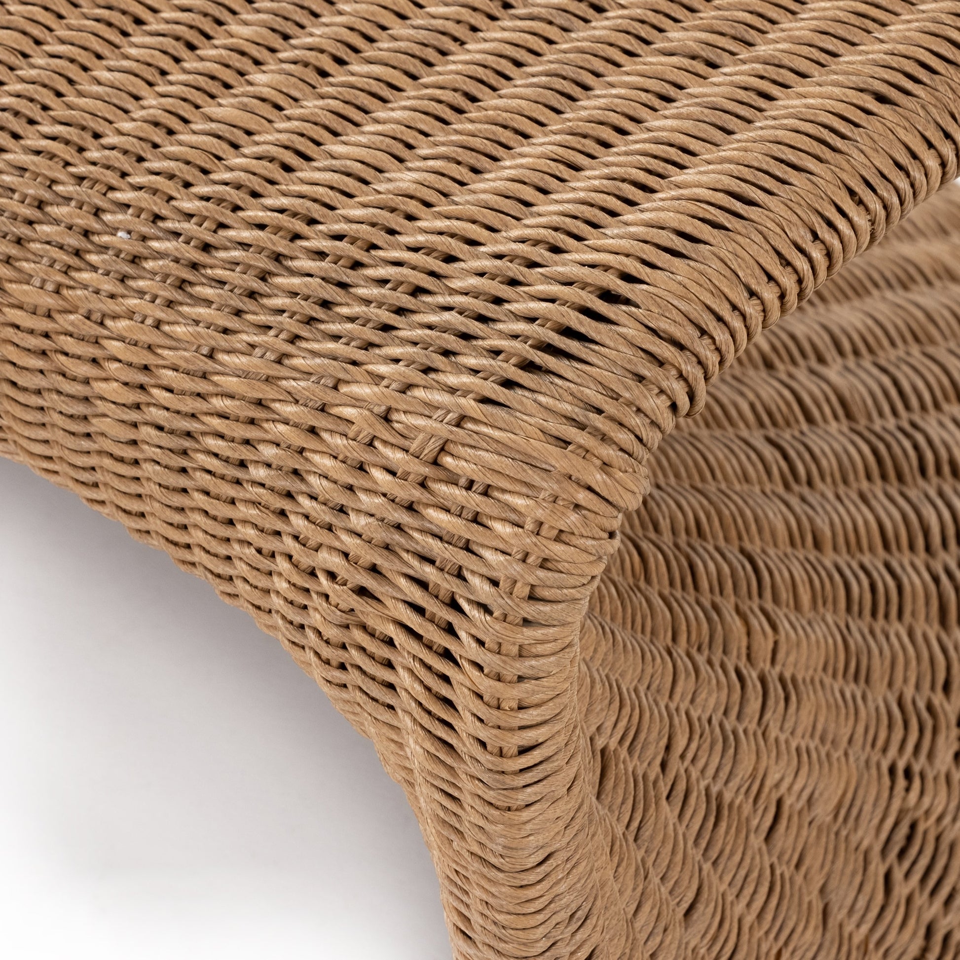 Portia Outdoor Occasional Chair by Four Hands. Made from 100% polyethylene, iron in a coastal style.