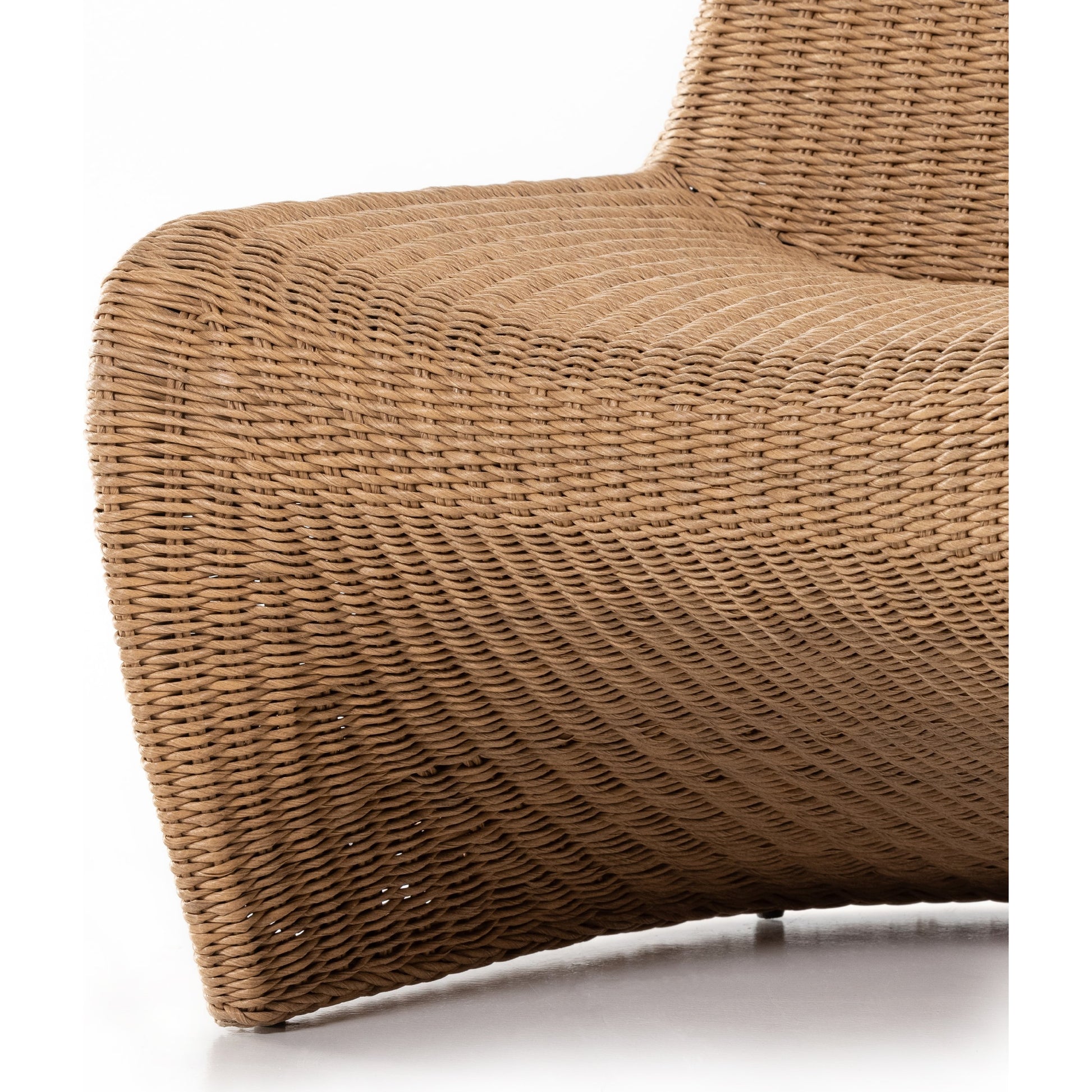 Portia Outdoor Occasional Chair by Four Hands. Made from 100% polyethylene, iron in a coastal style.