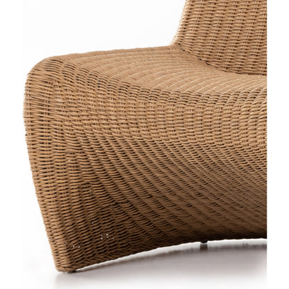 Portia Outdoor Occasional Chair by Four Hands. Made from 100% polyethylene, iron in a coastal style.