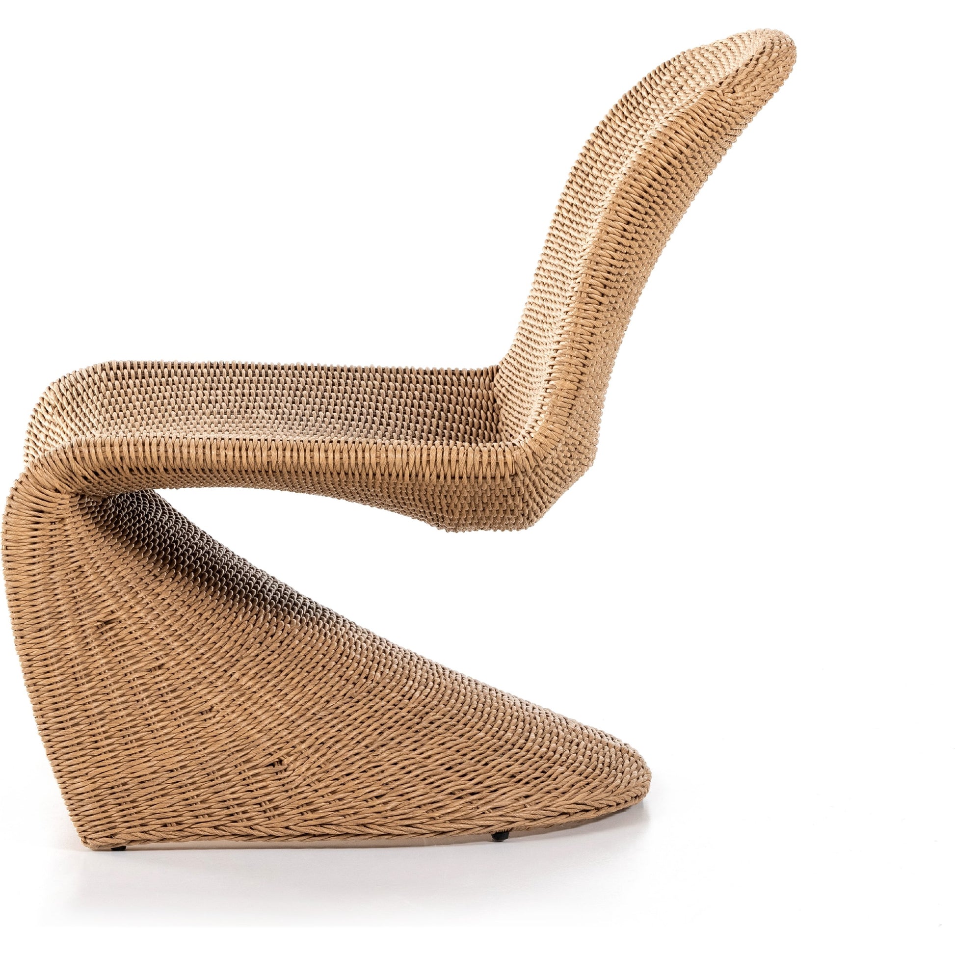 Portia Outdoor Occasional Chair by Four Hands. Made from 100% polyethylene, iron in a coastal style.