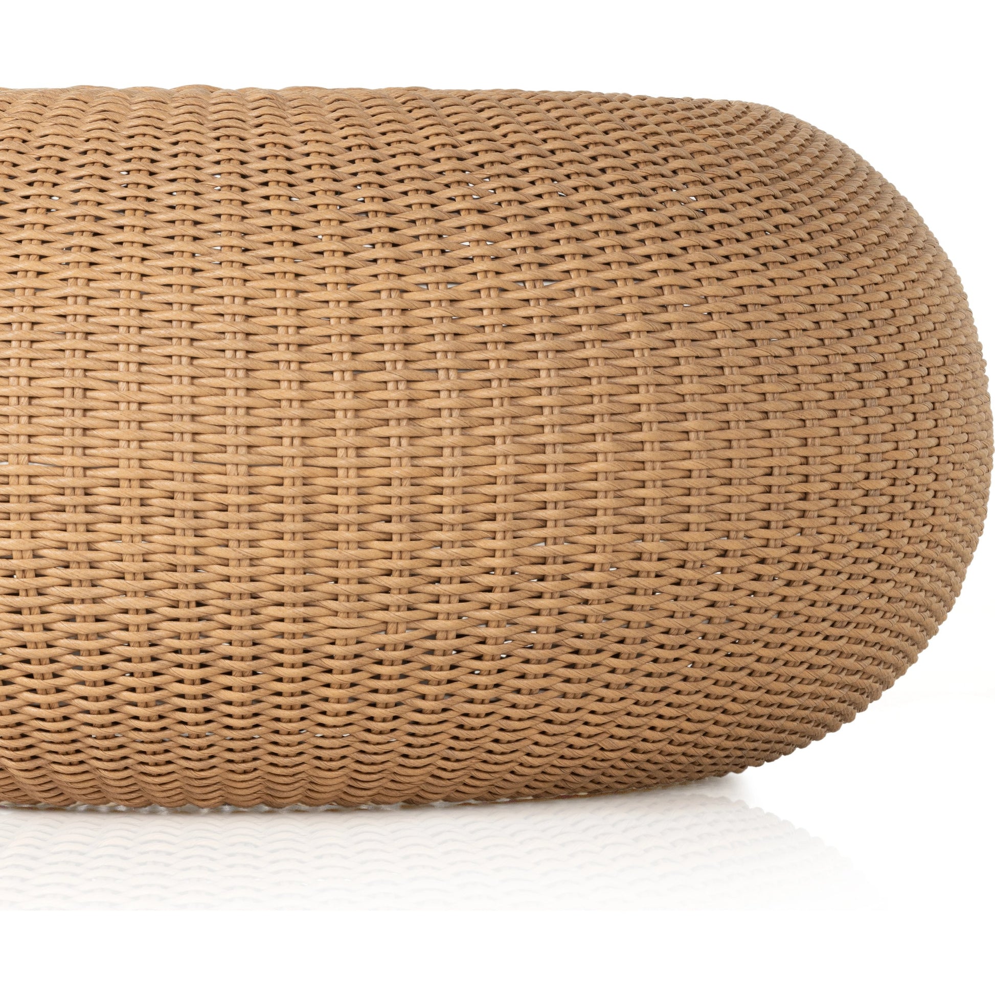 Phoenix Outdoor Coffee Table by Four Hands in vintage white. Made from 100% polyethylene, aluminum in a cottage & farmhouse style.