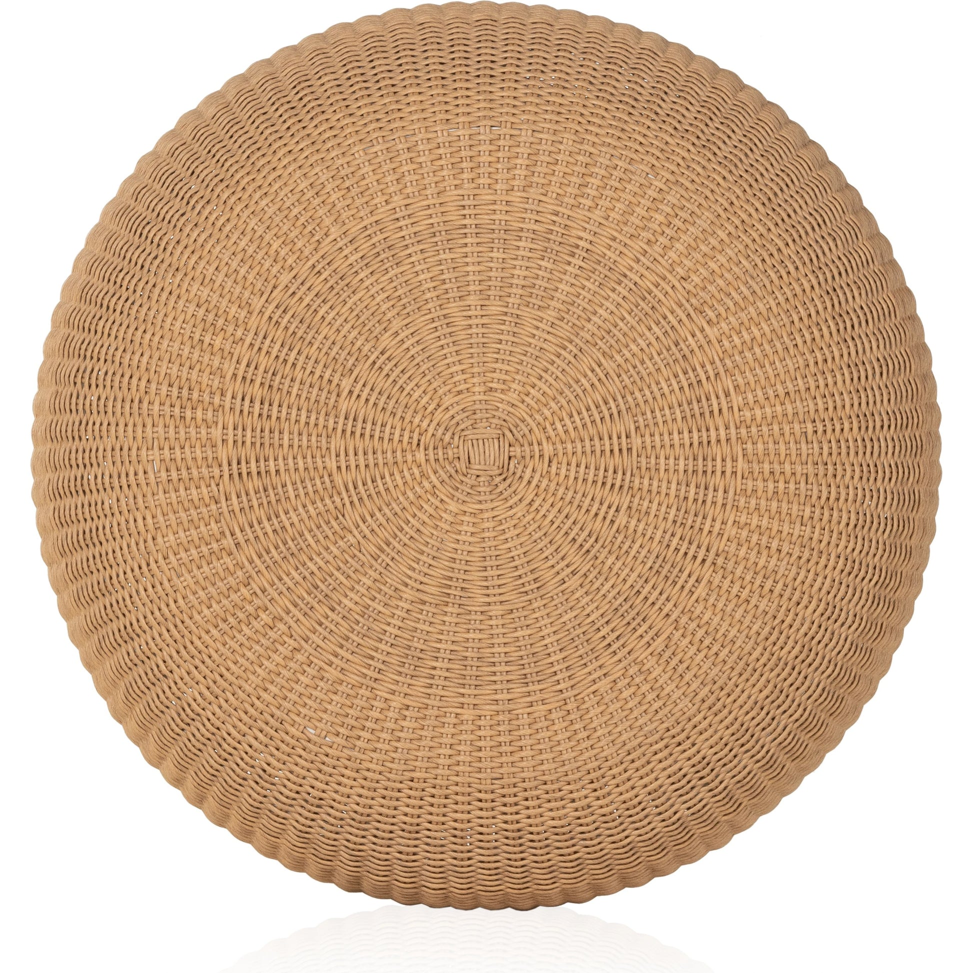 Phoenix Outdoor Coffee Table by Four Hands in vintage white. Made from 100% polyethylene, aluminum in a cottage & farmhouse style.