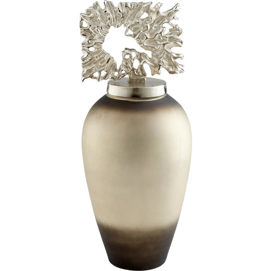 Windows Sculpture by Cyan Design in smokey quartz, nickel. Made from aluminum, glass in a eclectic & global style.