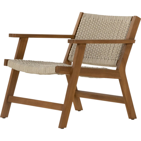 Delano Chair by Four Hands. Made from solid fsc®-certified teak, 100% polypropylene in a coastal style.
