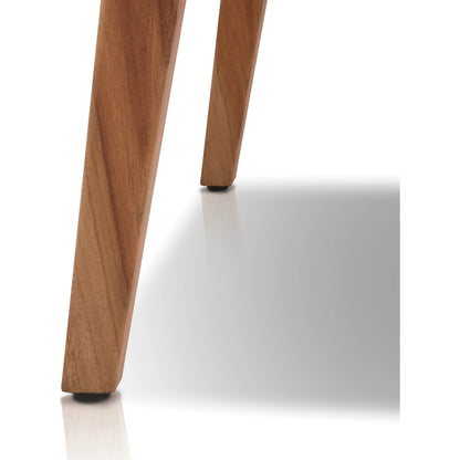 Delmar Outdoor Dining Chair by Four Hands. Made from solid fsc®-certified teak, 100% polypropylene in a cottage & farmhouse style.