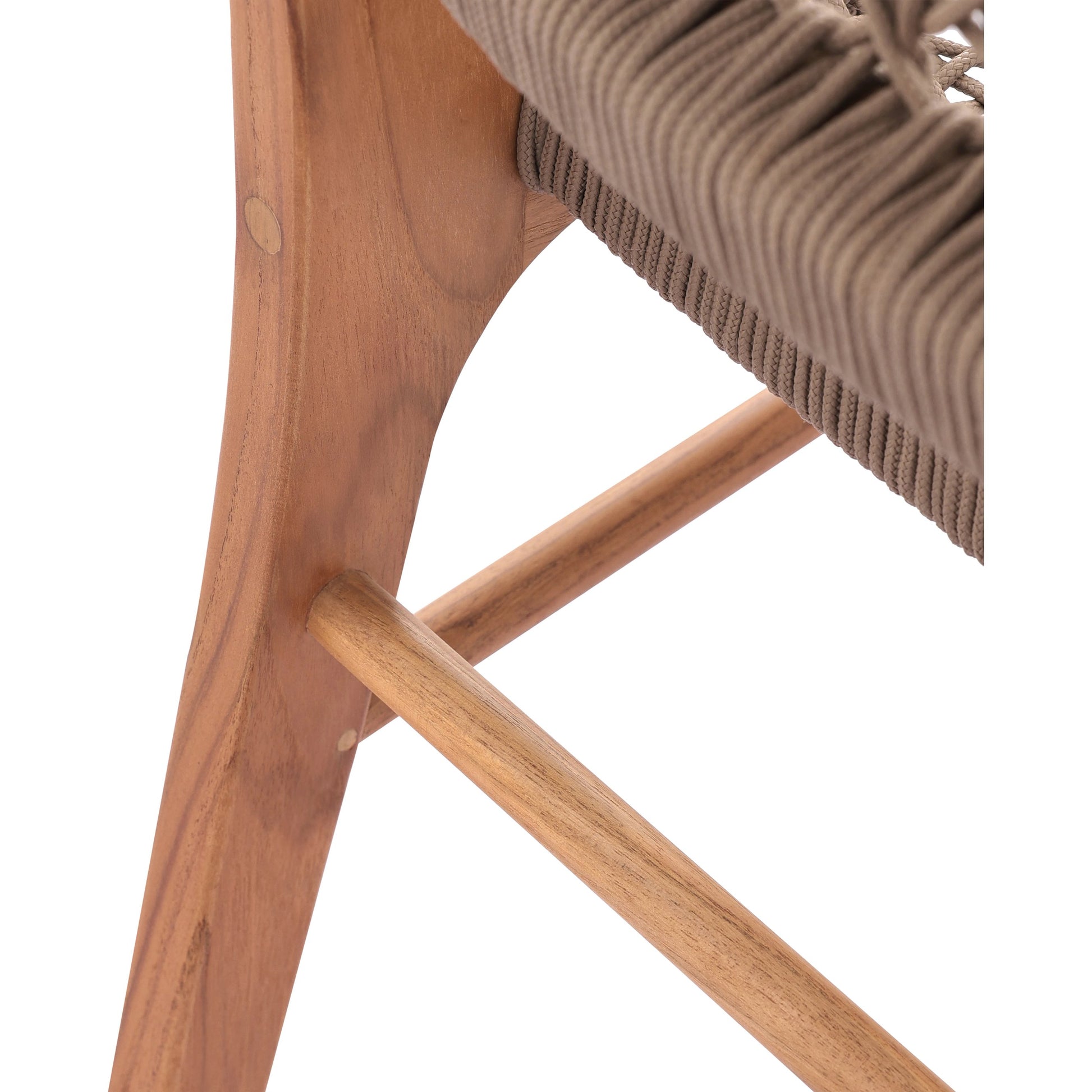 Delmar Outdoor Dining Chair by Four Hands. Made from solid fsc®-certified teak, 100% polypropylene in a cottage & farmhouse style.