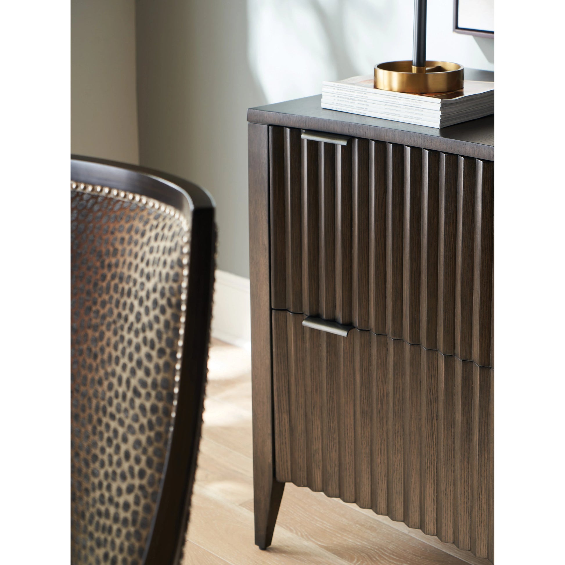 Jasper File Chest by Sligh in dark walnut. Made from unique in a traditional style.