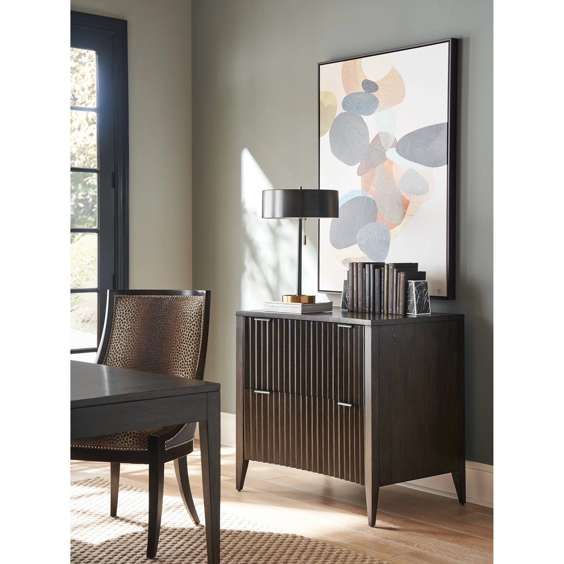 Jasper File Chest by Sligh in dark walnut. Made from unique in a traditional style.