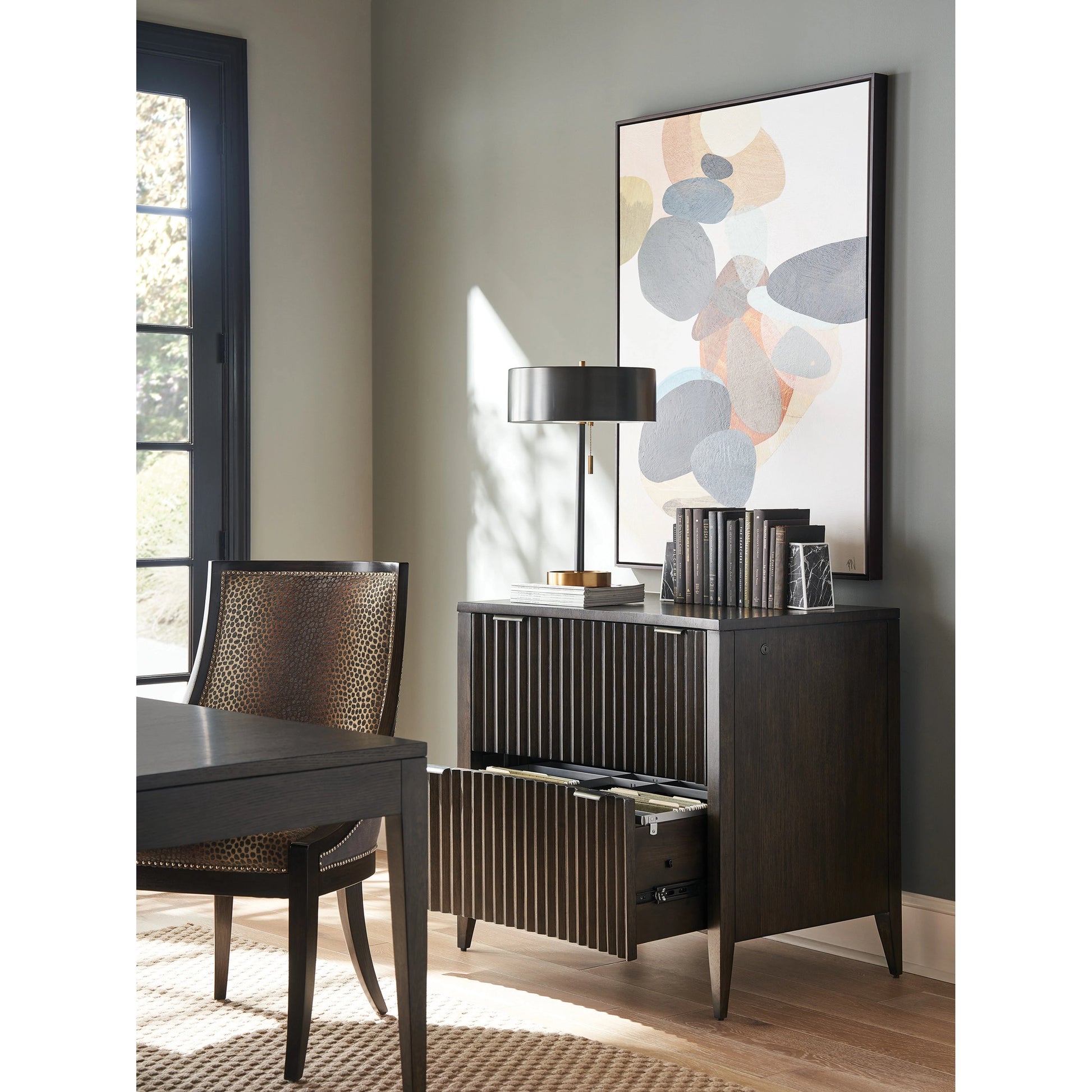Jasper File Chest by Sligh in dark walnut. Made from unique in a traditional style.