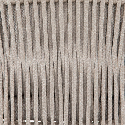 Porto Outdoor Counter Stool by Four Hands in charcoal. Made from 100% olefin, aluminum, 100% polypropylene in a modern style.