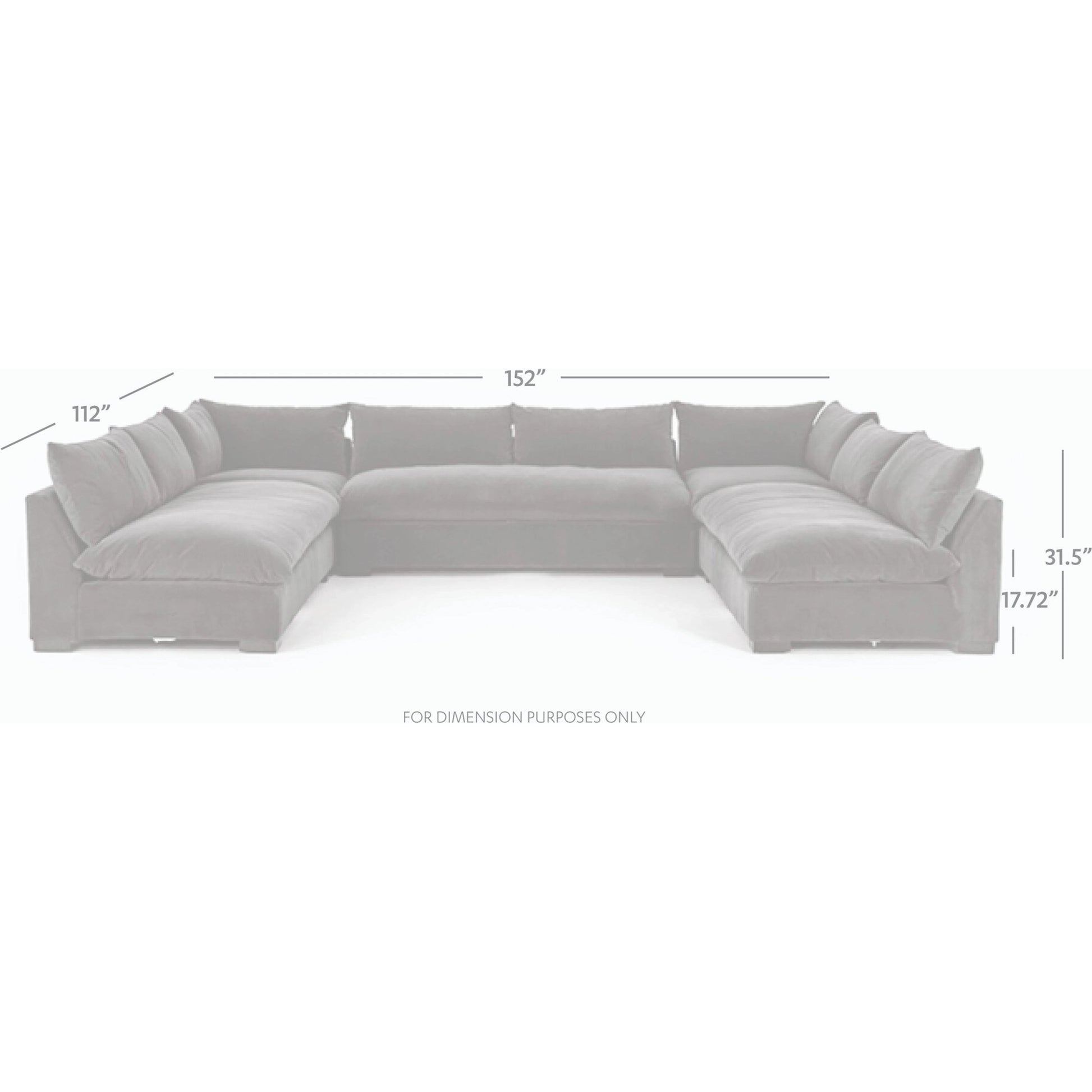 Grant 5-PC Sectional by Four Hands in ashby oatmeal and espresso. Made from 72% polyester, 18% pre-combed cotton, 10% cotton, solid banak, solid pine in a modern style.