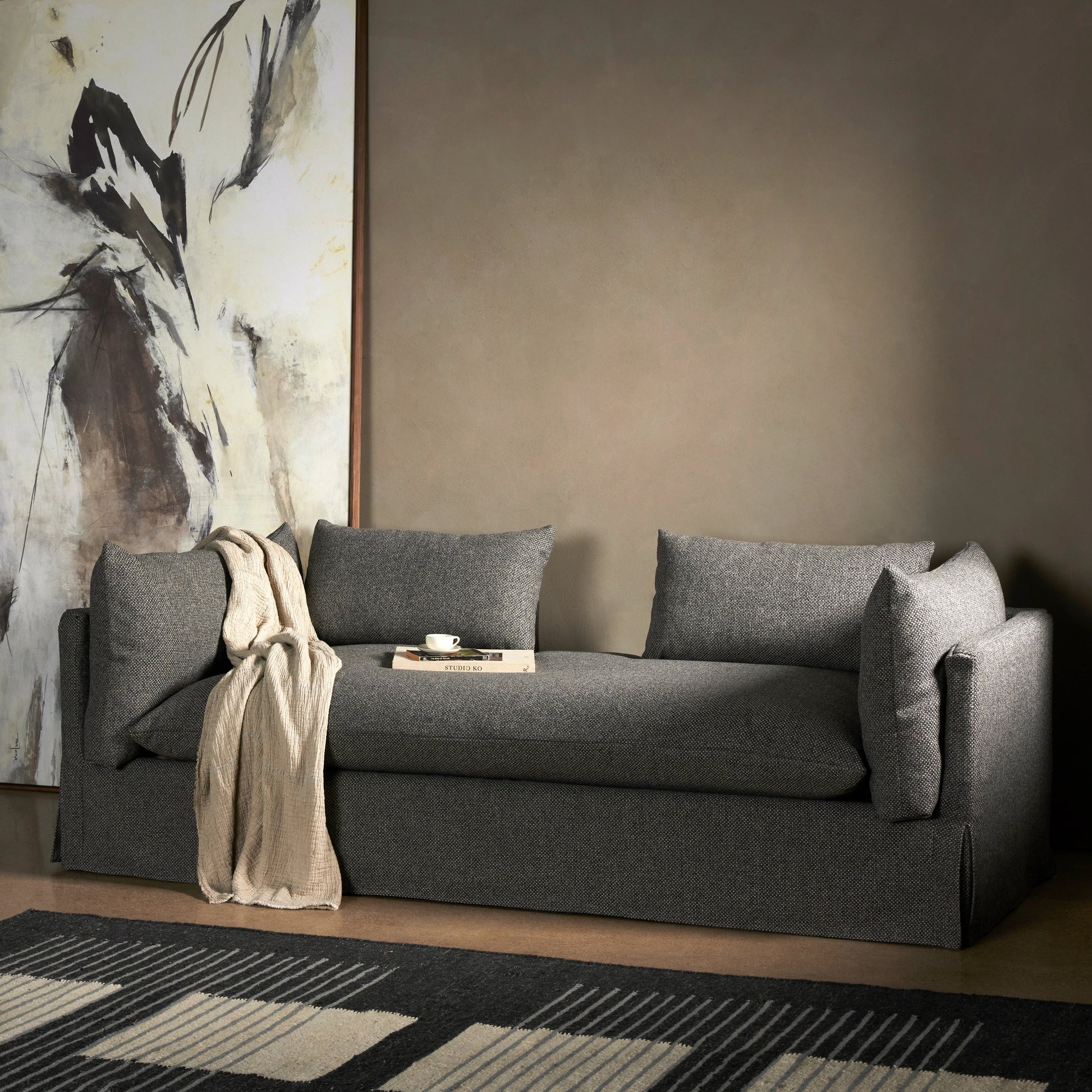 Habitat Slipcover Chaise by Four Hands. Made from unique in a modern style.