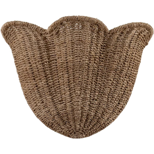 Ardonia Wall Sconce by Hudson Valley in vintage gold leaf. Made from natural woven in a unique style.