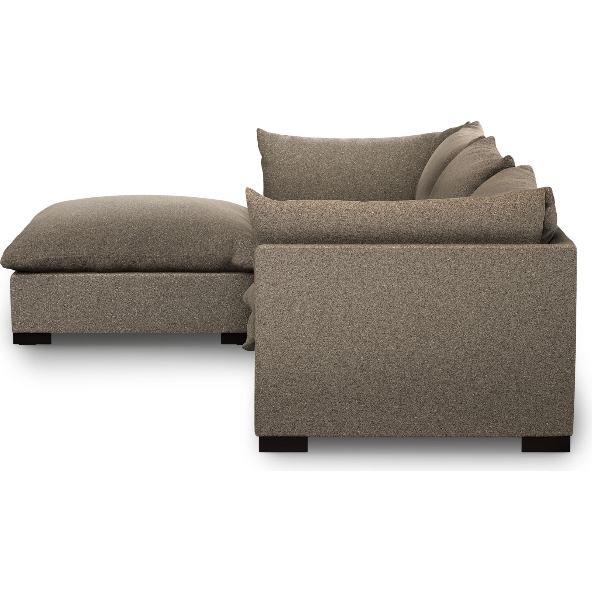 Westwood 3-PC Sectional by Four Hands. Made from 100% polyester, solid banak, solid pine in a modern style.