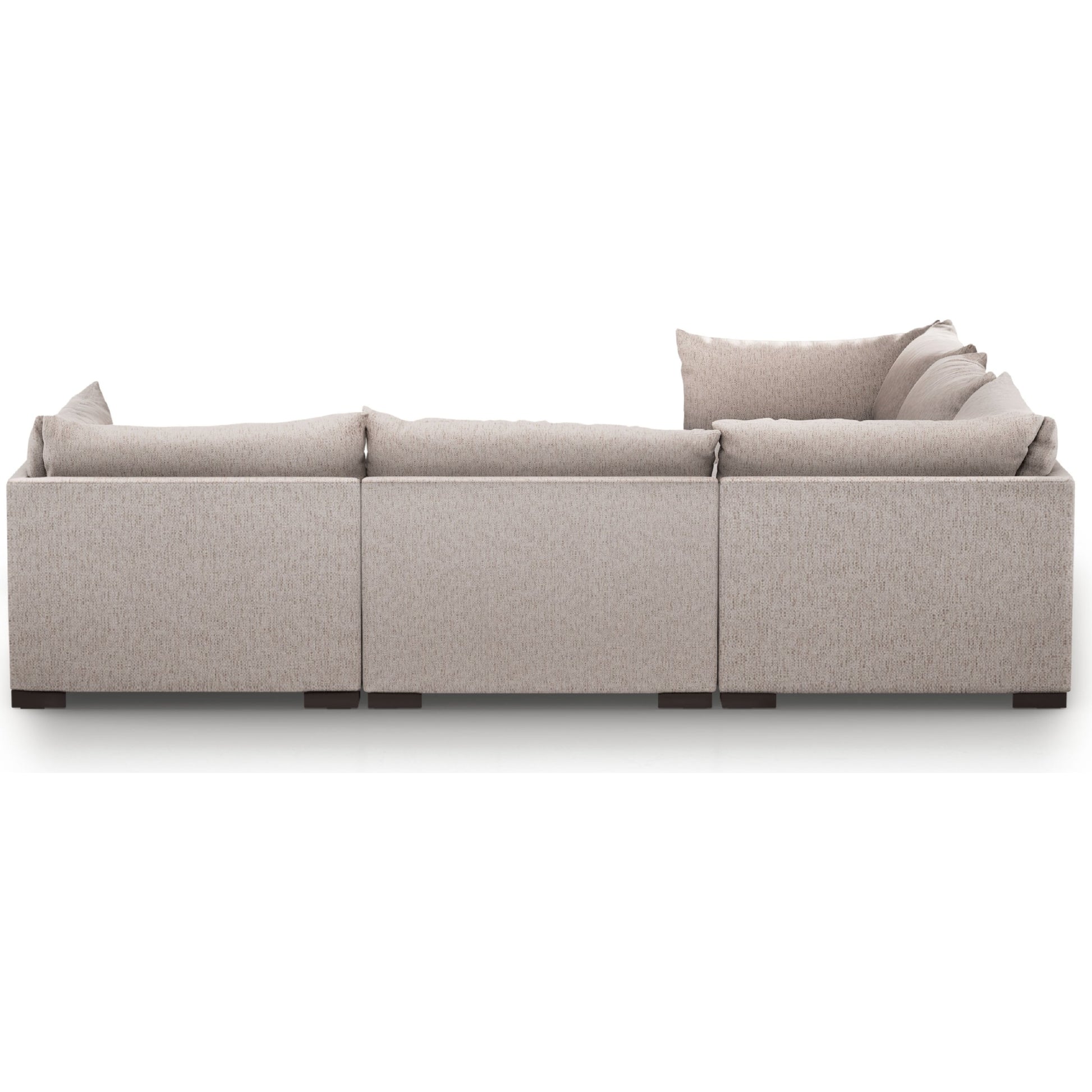 Westwood 5-Piece Sectional by Four Hands. Made from 100% polyester, solid banak, solid pine in a modern style.