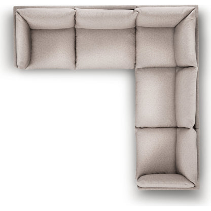 Westwood 5-Piece Sectional by Four Hands. Made from 100% polyester, solid banak, solid pine in a modern style.