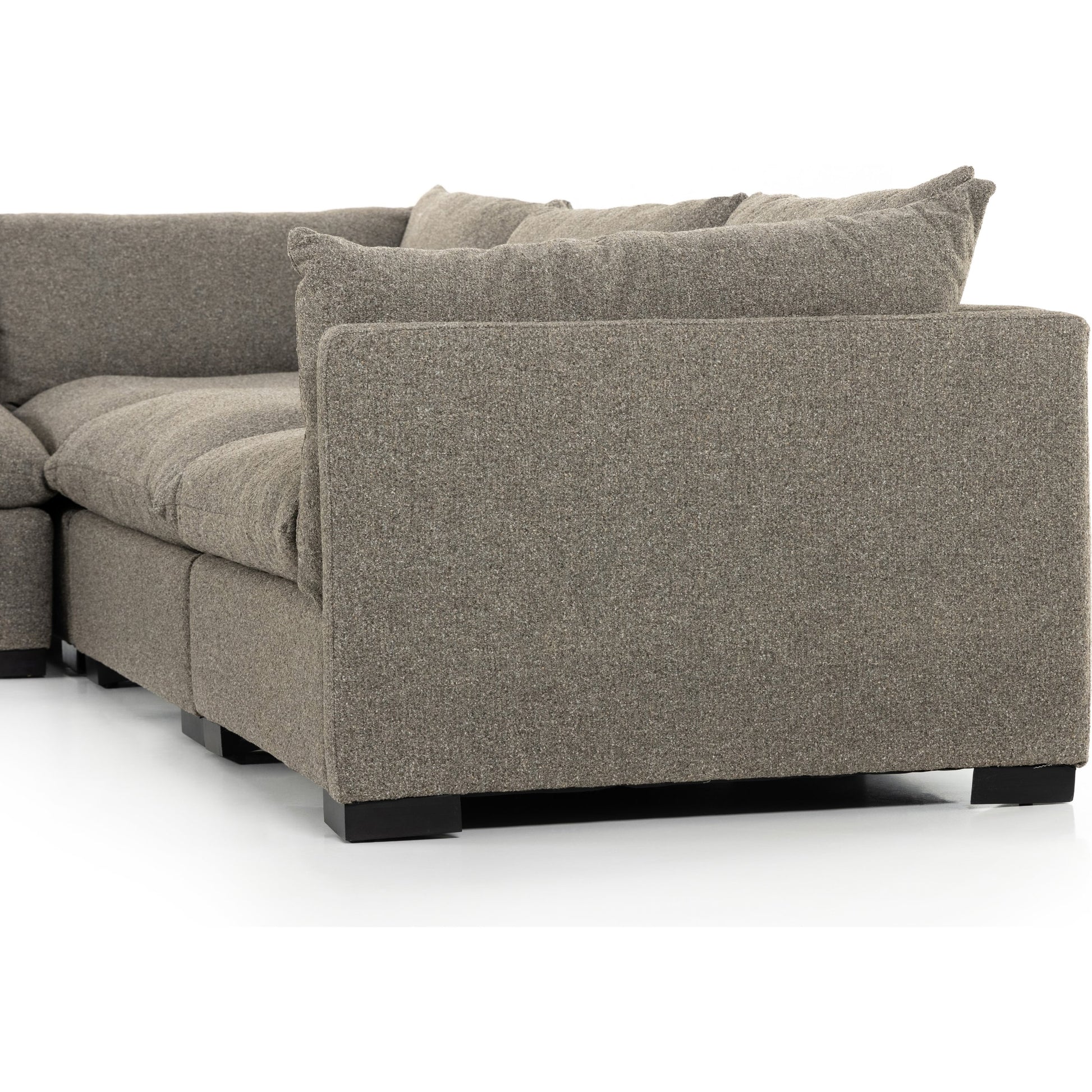 Westwood 5-Piece Sectional by Four Hands. Made from 100% polyester, solid banak, solid pine in a modern style.
