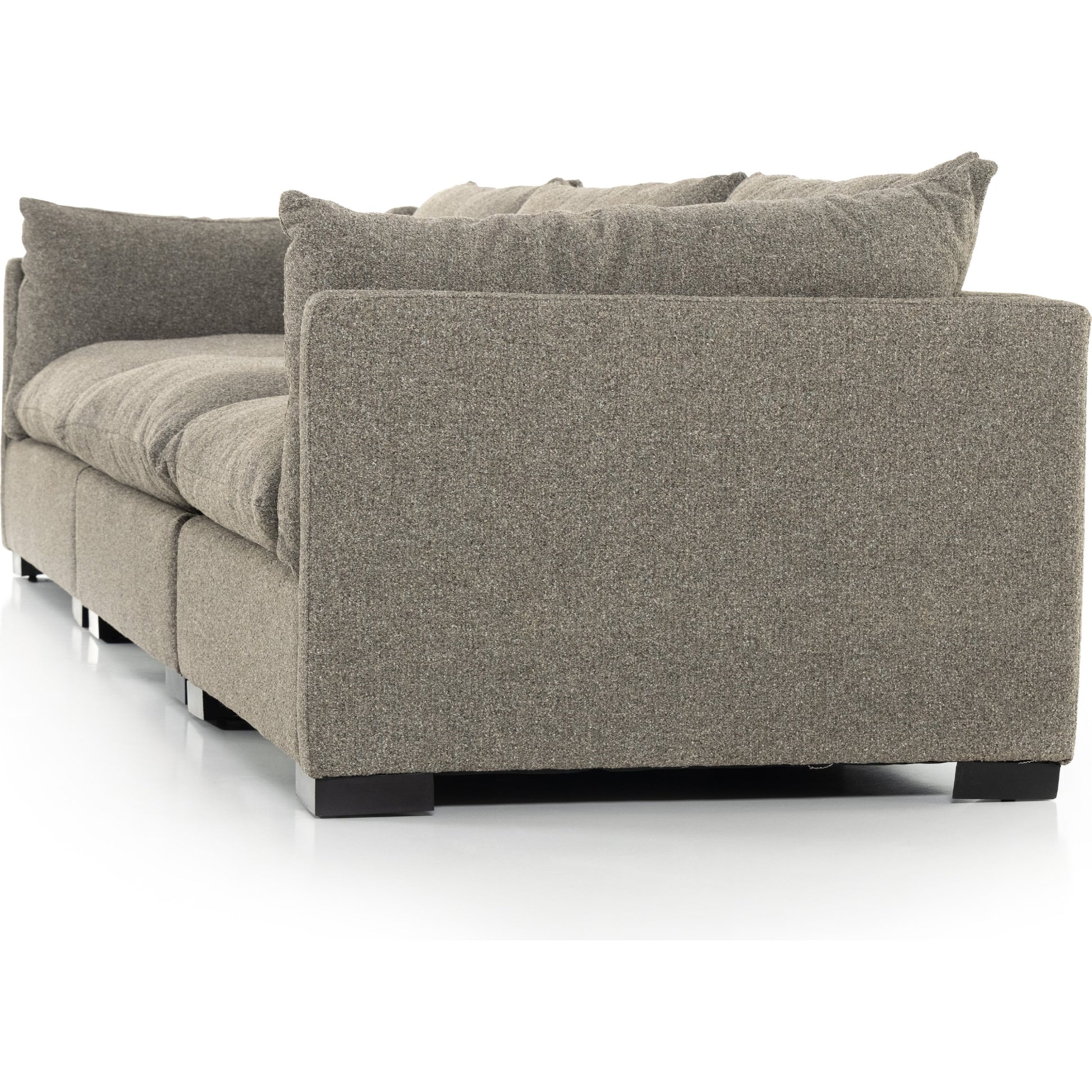 Westwood 3-PC Sectional by Four Hands. Made from 100% polyester, solid banak, solid pine in a modern style.